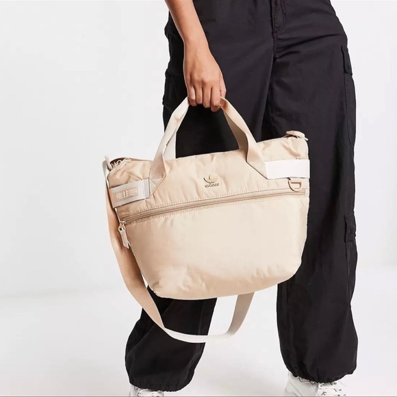 Adidas Originals Puffer Tote in Magic Beige - Picture 4 of 9